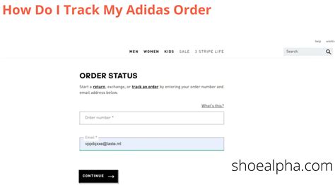 adidas track my order|adidas order tracker online.